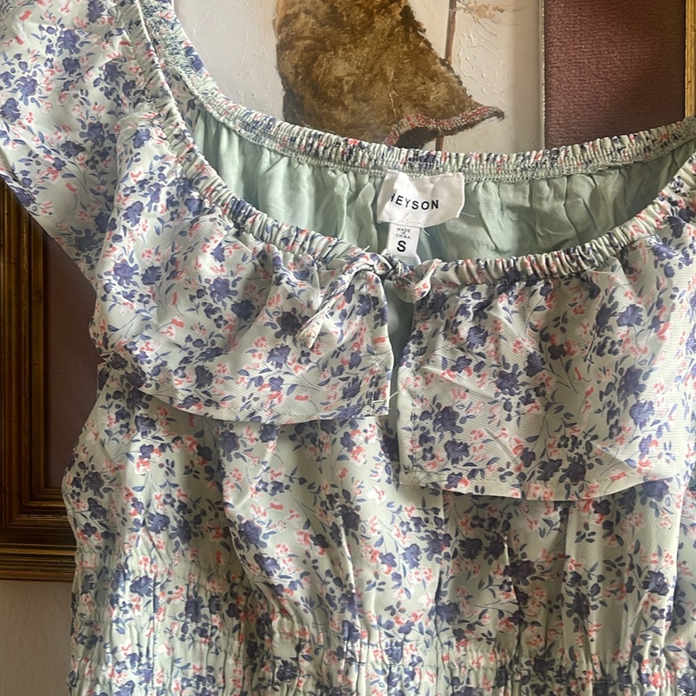 Heyson Floral Ruffle Dress - Picture 2 of 6
